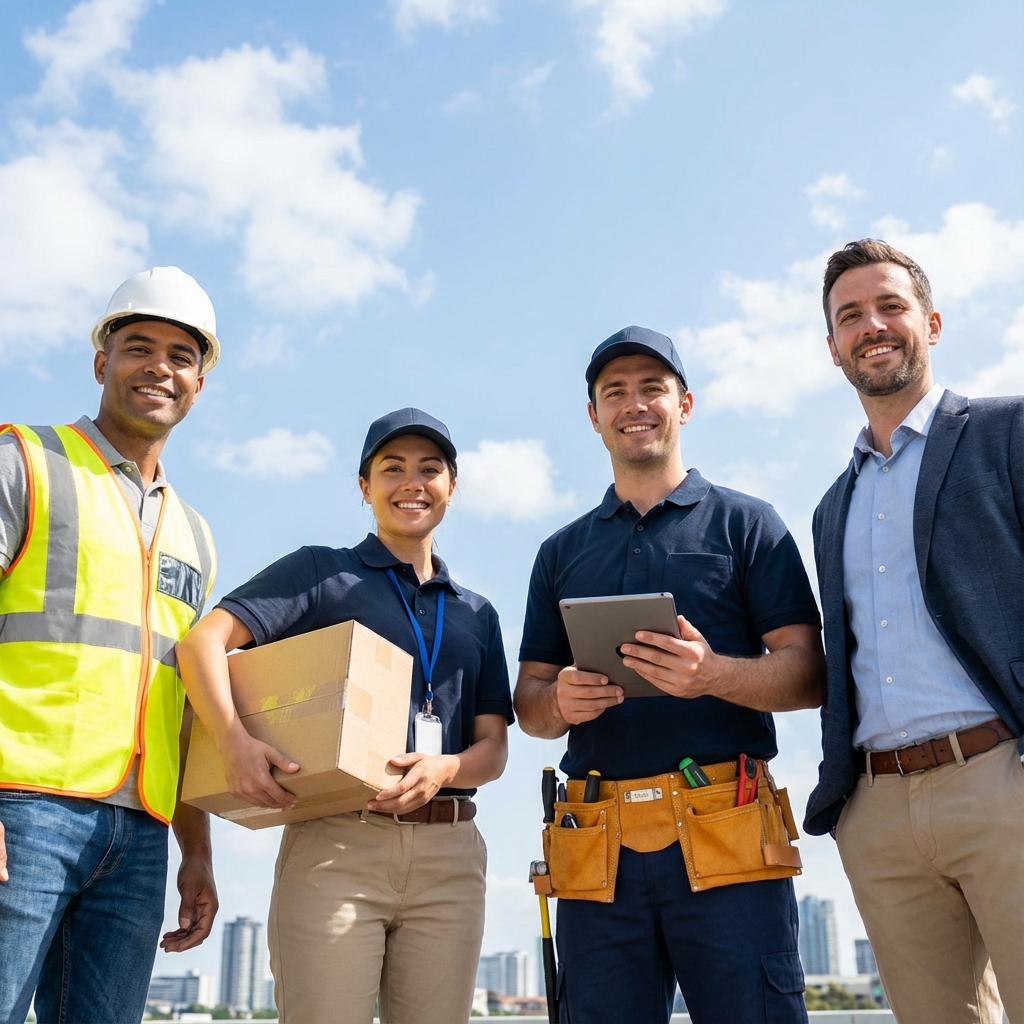 Vue d'ensemble des secteurs d'activité Dakimob