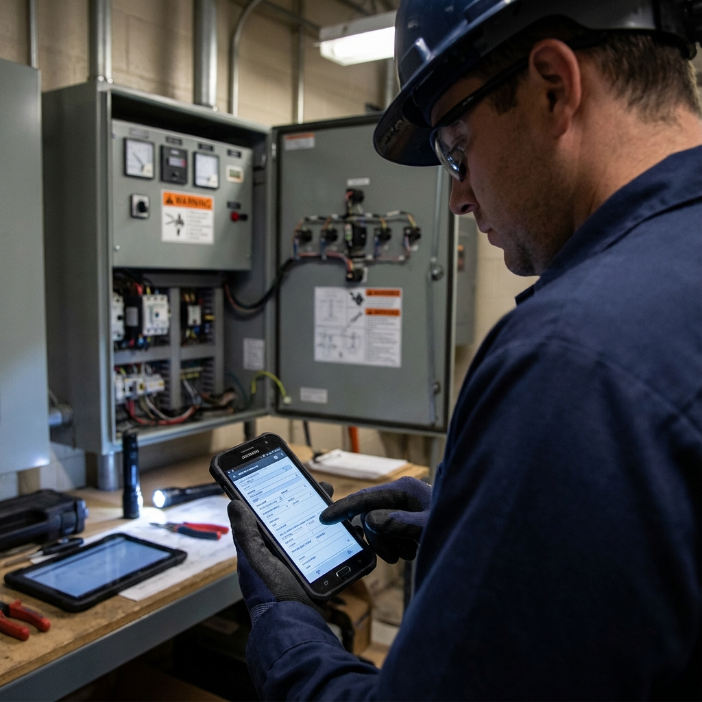 Technicien télécom sur poteau ou armoire