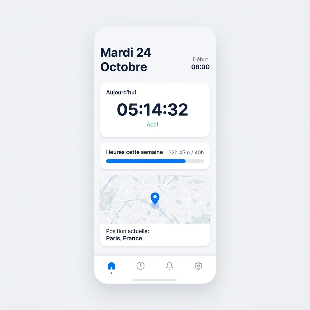 Time and Attendance Management Interface